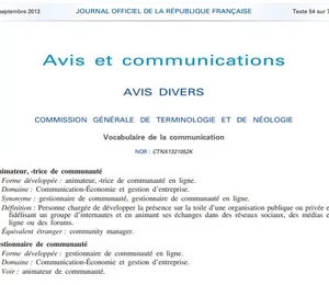 Community Manager francisé en